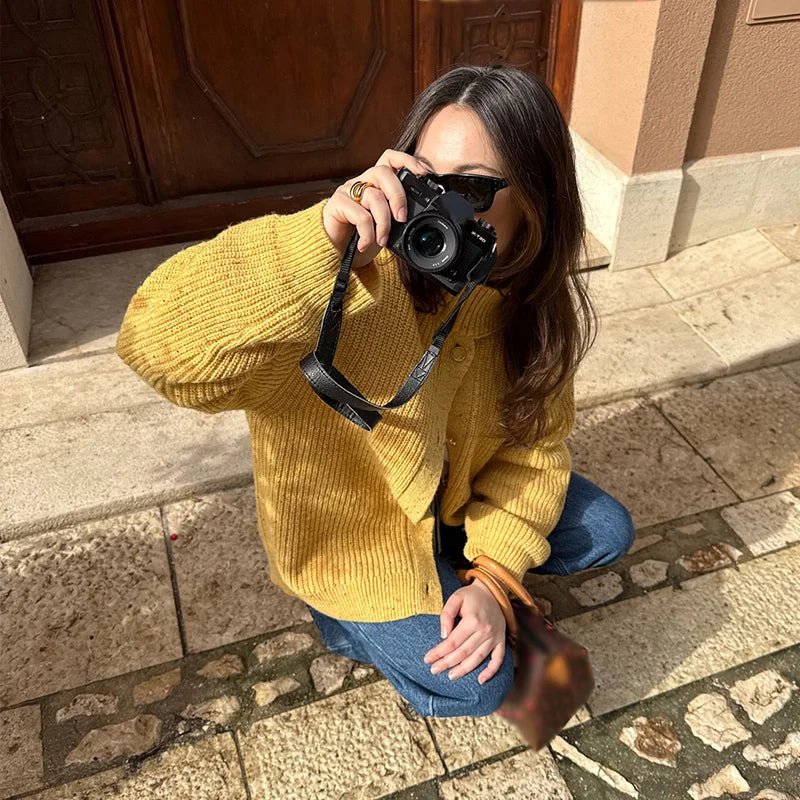 Nicola oversized strikket cardigan