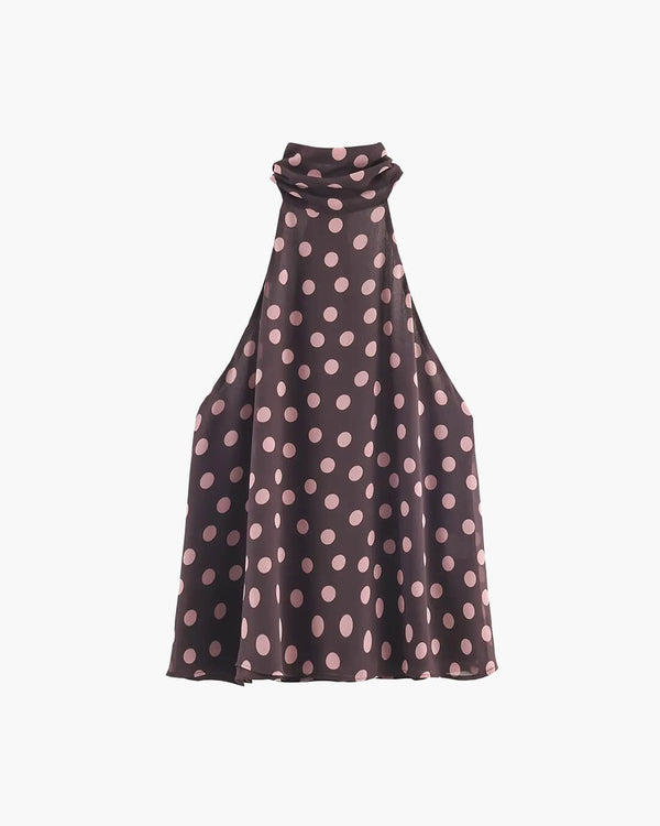 Noemi topp med halterneck og knyting bak