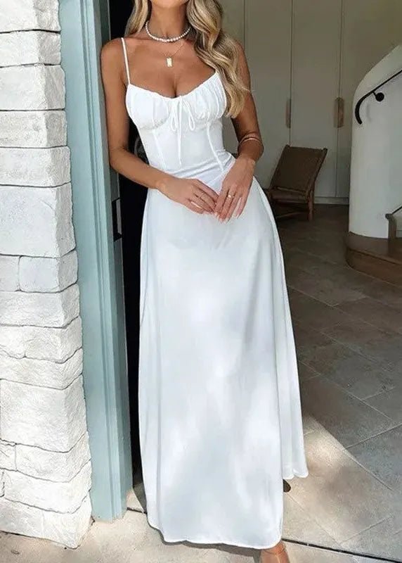 Odile maxikjole med korsettliv