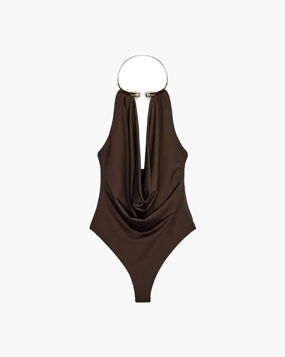 Ophelia drapert body med bar rygg