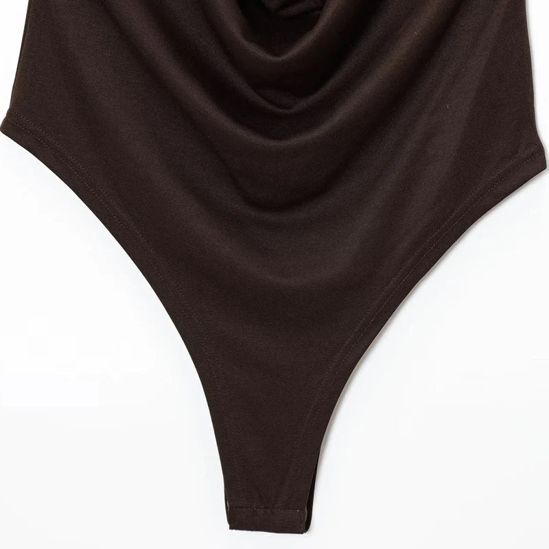 Ophelia drapert body med bar rygg