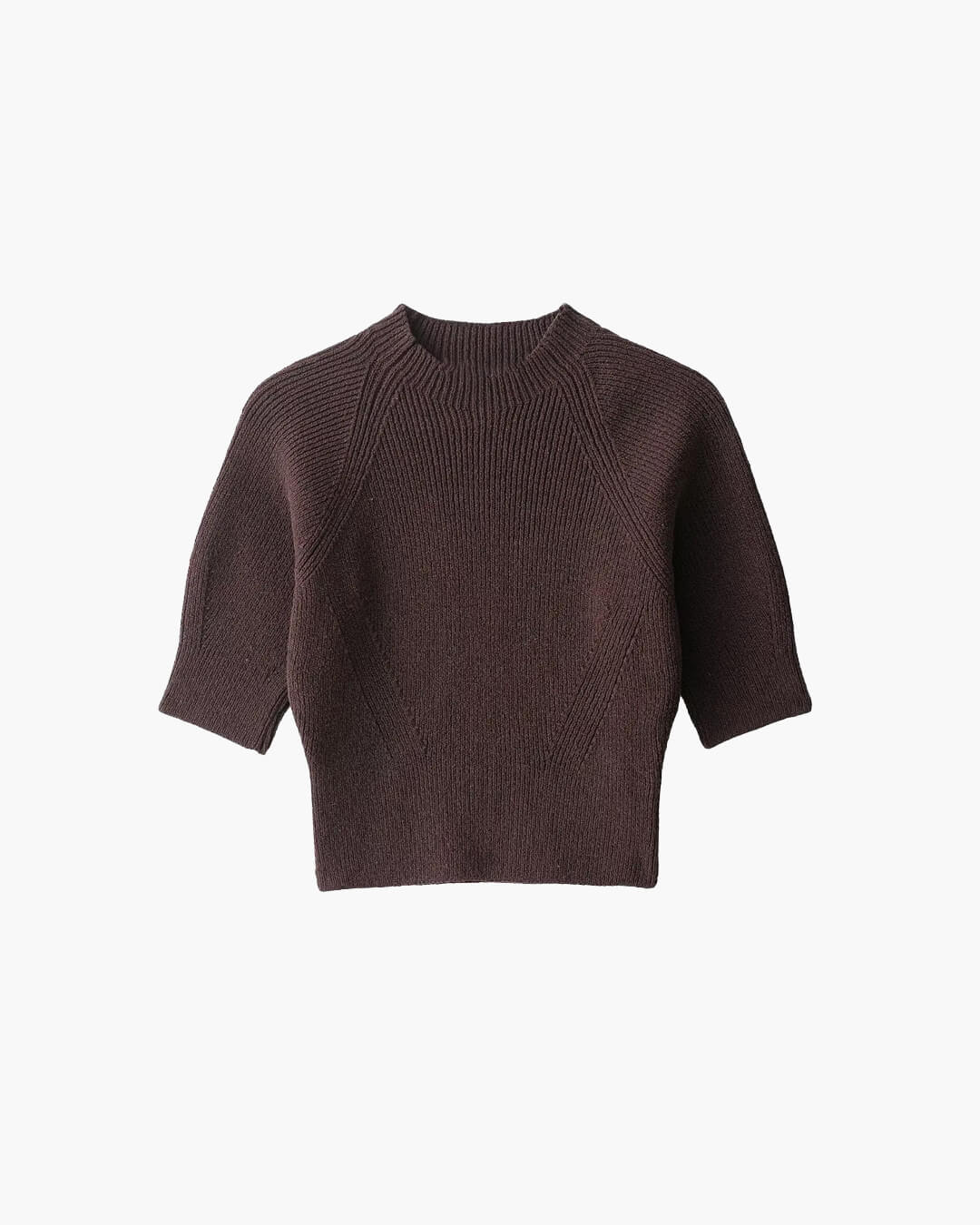 Paloma sømløs strikket crop-topp