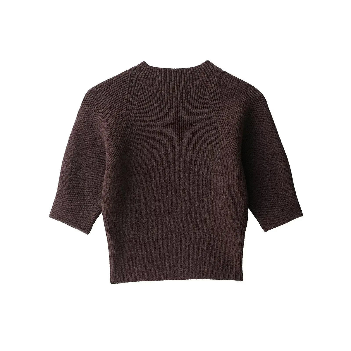 Paloma sømløs strikket crop-topp