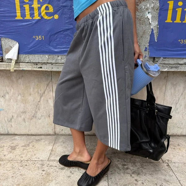 Pixie vintage, løse bermudabukser med joggerfasong