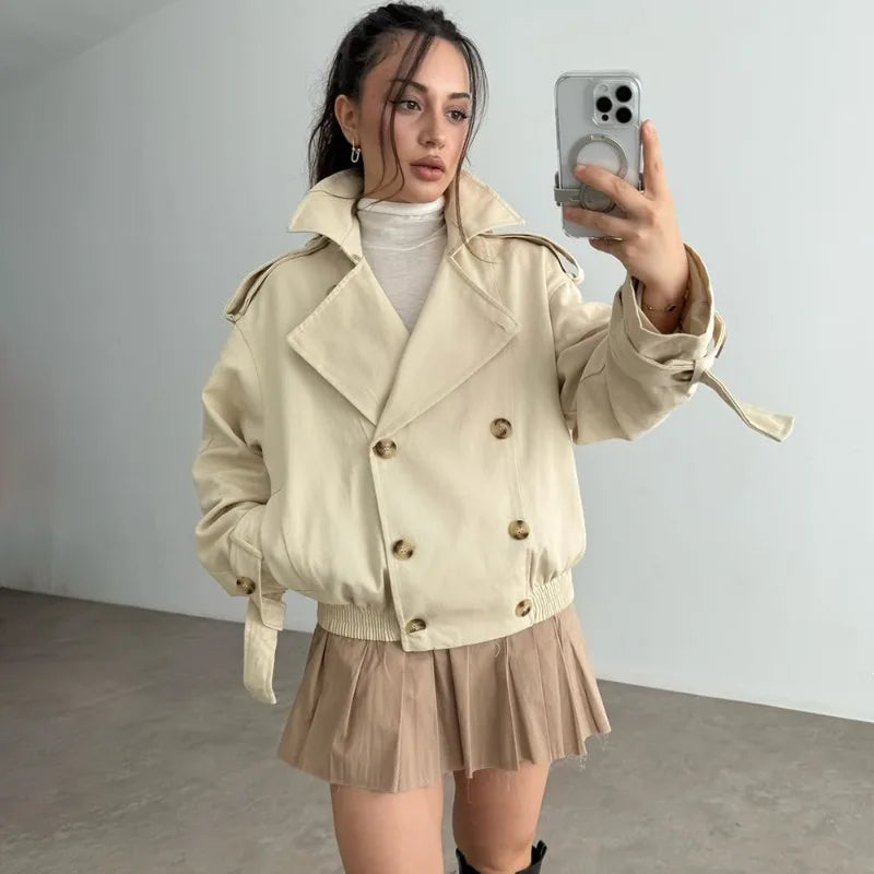 Oversized kåpe i plysj