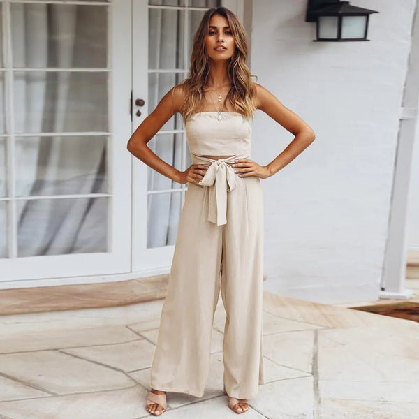 Regina stroppeløse, rette jumpsuits