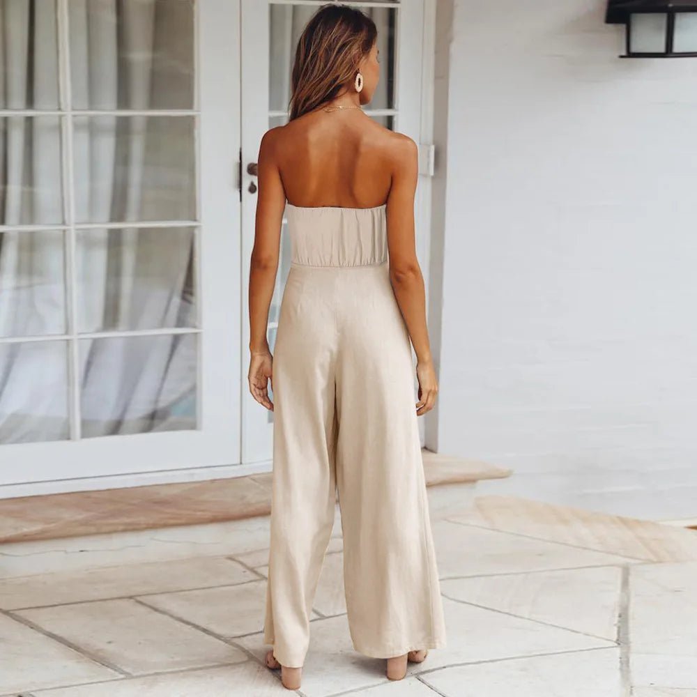 Regina stroppeløse, rette jumpsuits