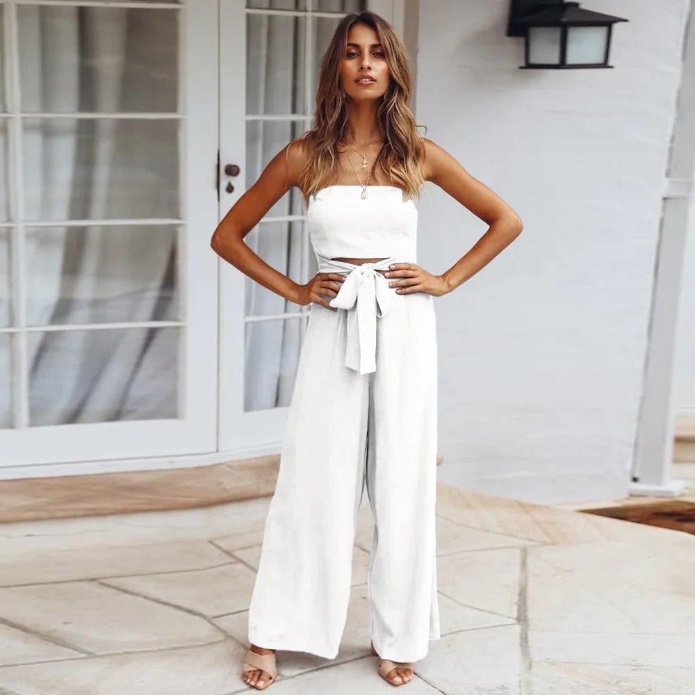 Regina stroppeløse, rette jumpsuits