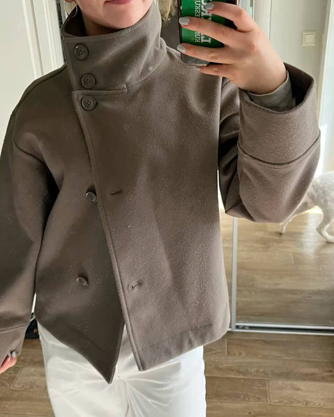 Rosalia elegant jakke med ståkrage