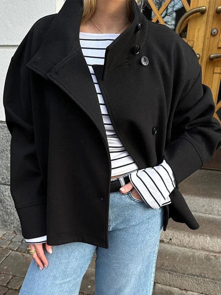 Rosalia elegant jakke med ståkrage
