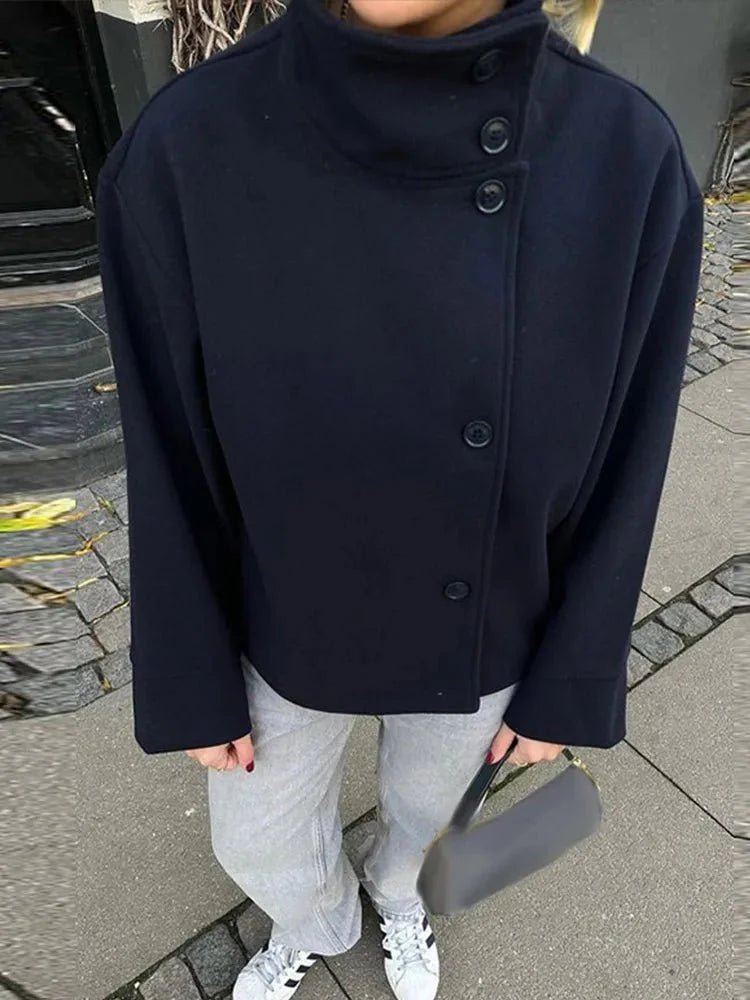 Rosalia elegant jakke med ståkrage