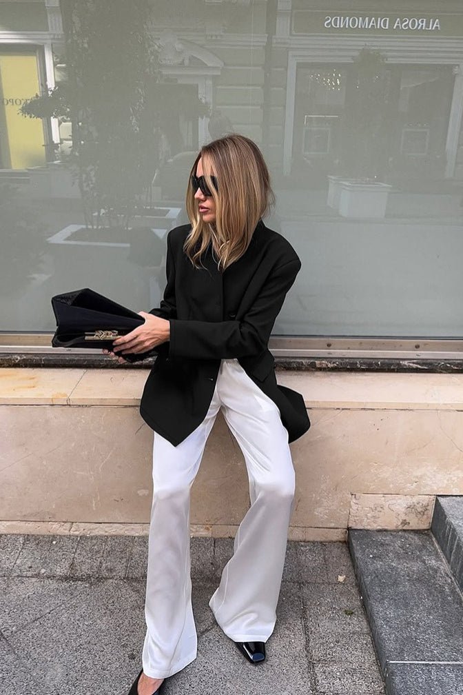 Roxie blazer med ståkrage