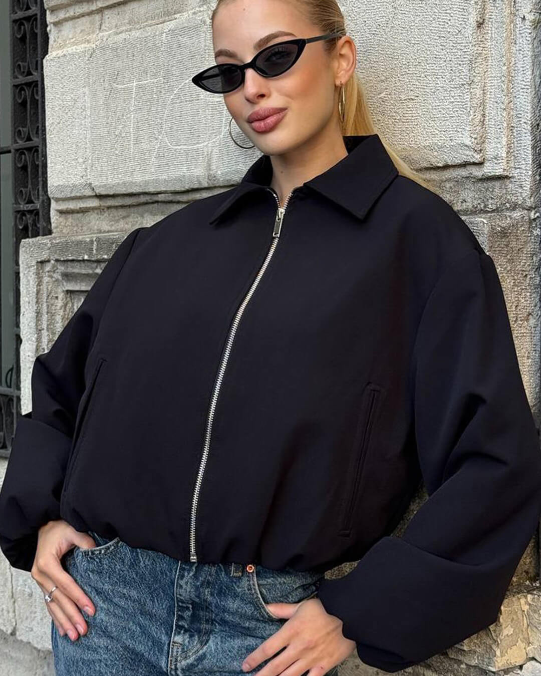 Seraphina Puffed Bomber Jacket
