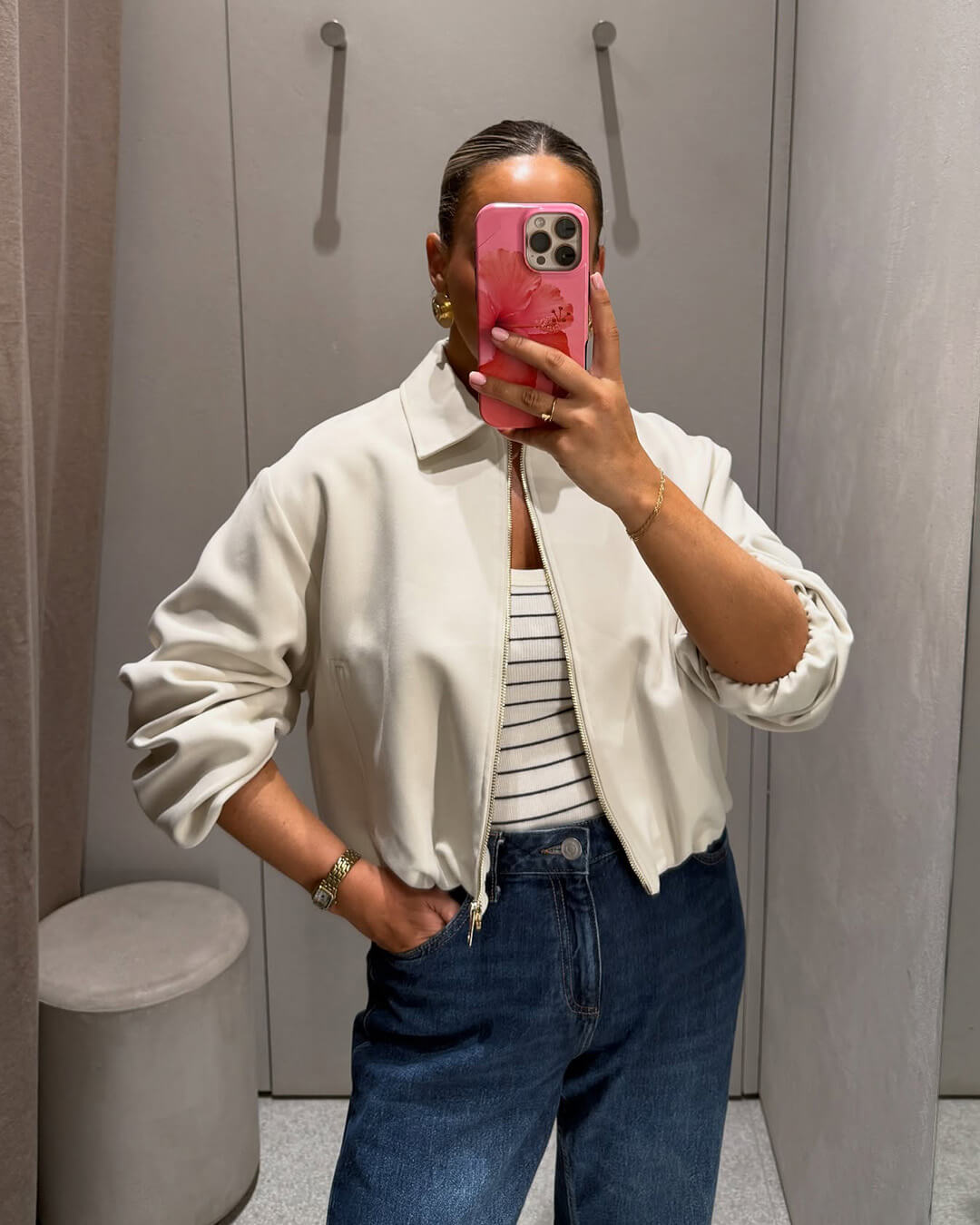Seraphina Puffed Bomber Jacket