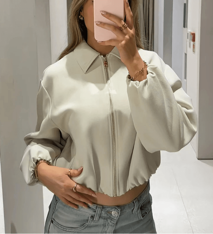 Seraphina Puffed Bomber Jacket