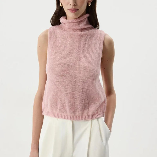 Sheer Oversized Cut-Out Sweater
