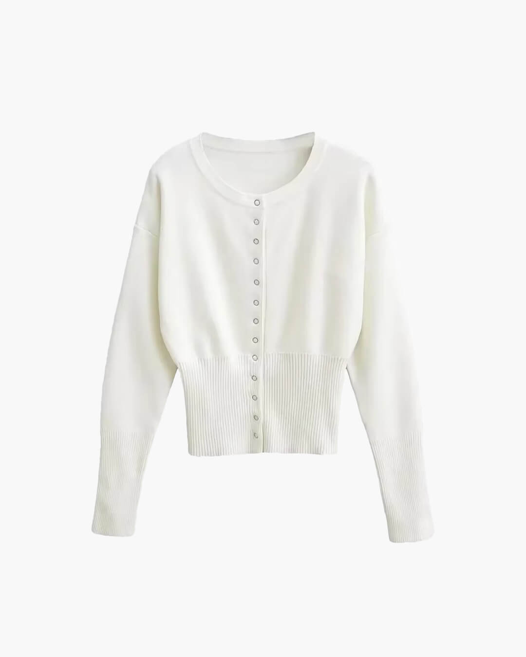 Shelly strikket cardigan med trykknapper