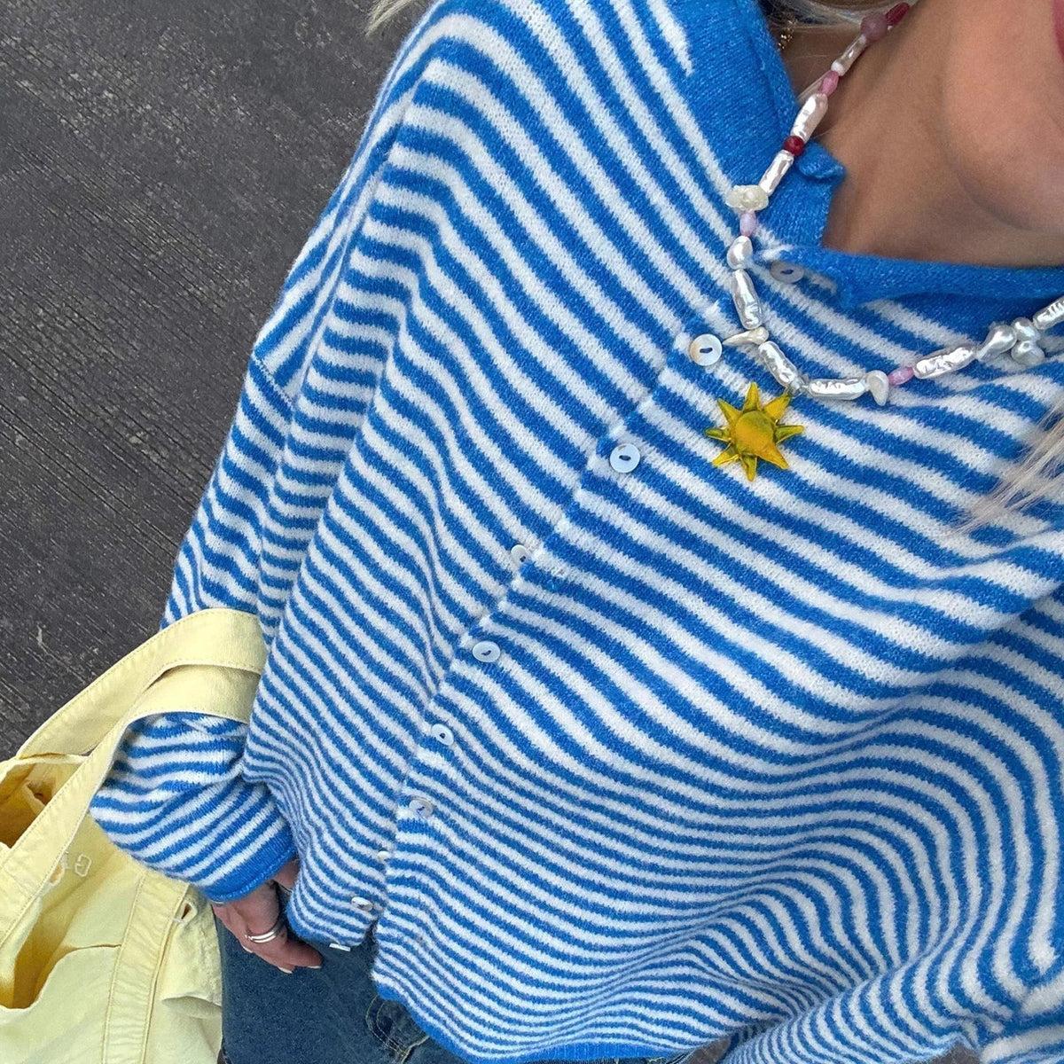 Sofia stripete cardigan