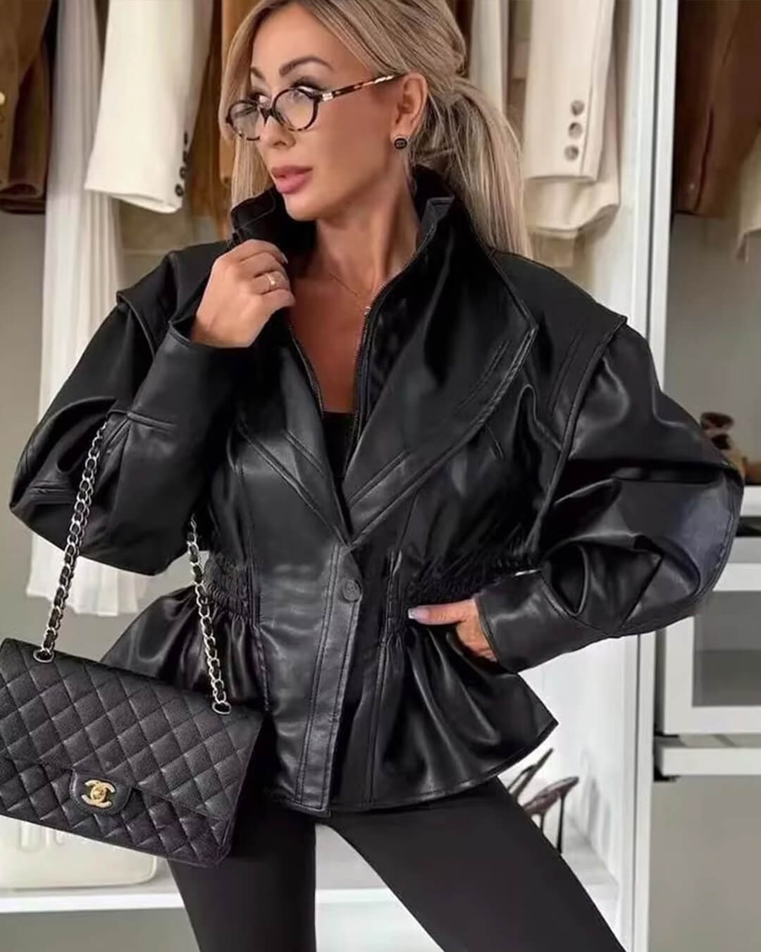 Stephanie skinnjakke