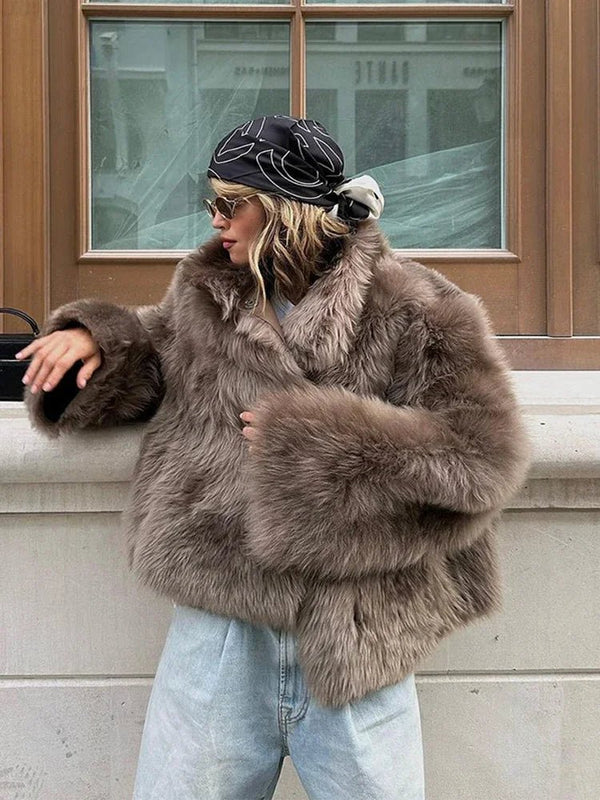 Thalia Faux Fur Coat