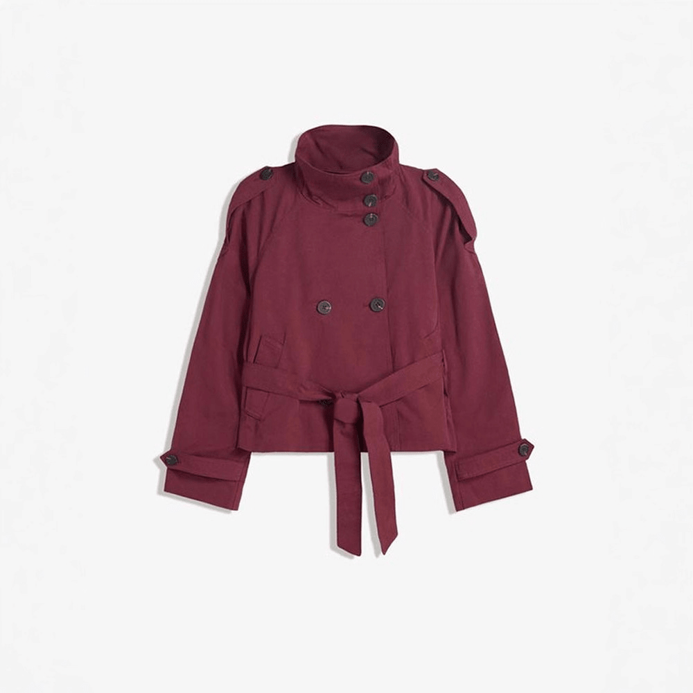 Thea Belted Short Trench Coat