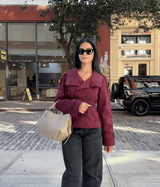 Thea Belted Short Trench Coat