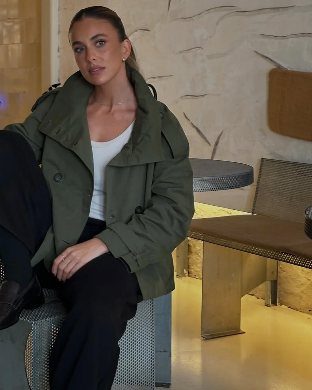 Thea Belted Short Trench Coat