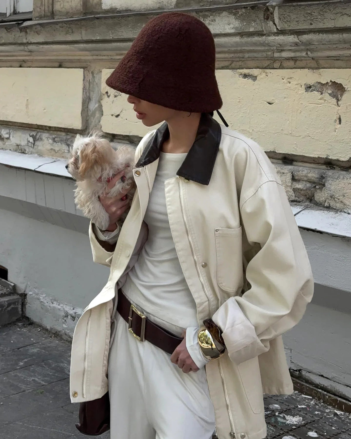 Therese Drawstring Oversized Jacket