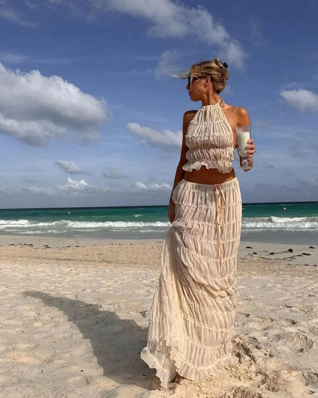 Valerie todelt sett med volangdetaljer
