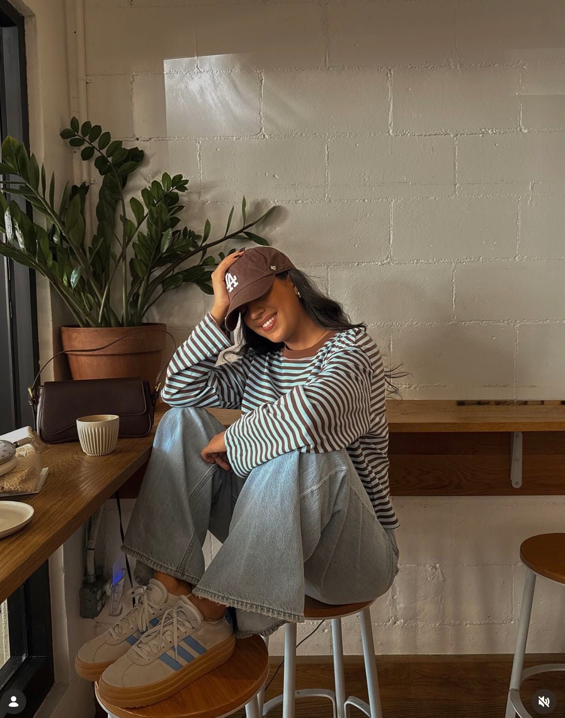 Vivien Striped Oversized Knit Sweater