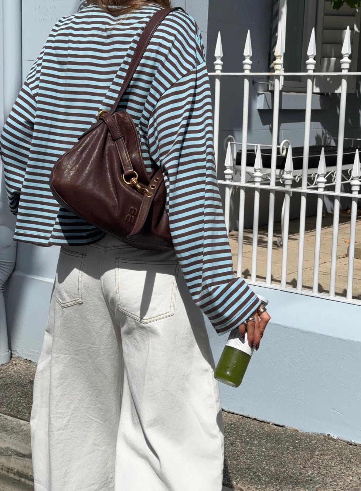 Vivien Striped Oversized Knit Sweater