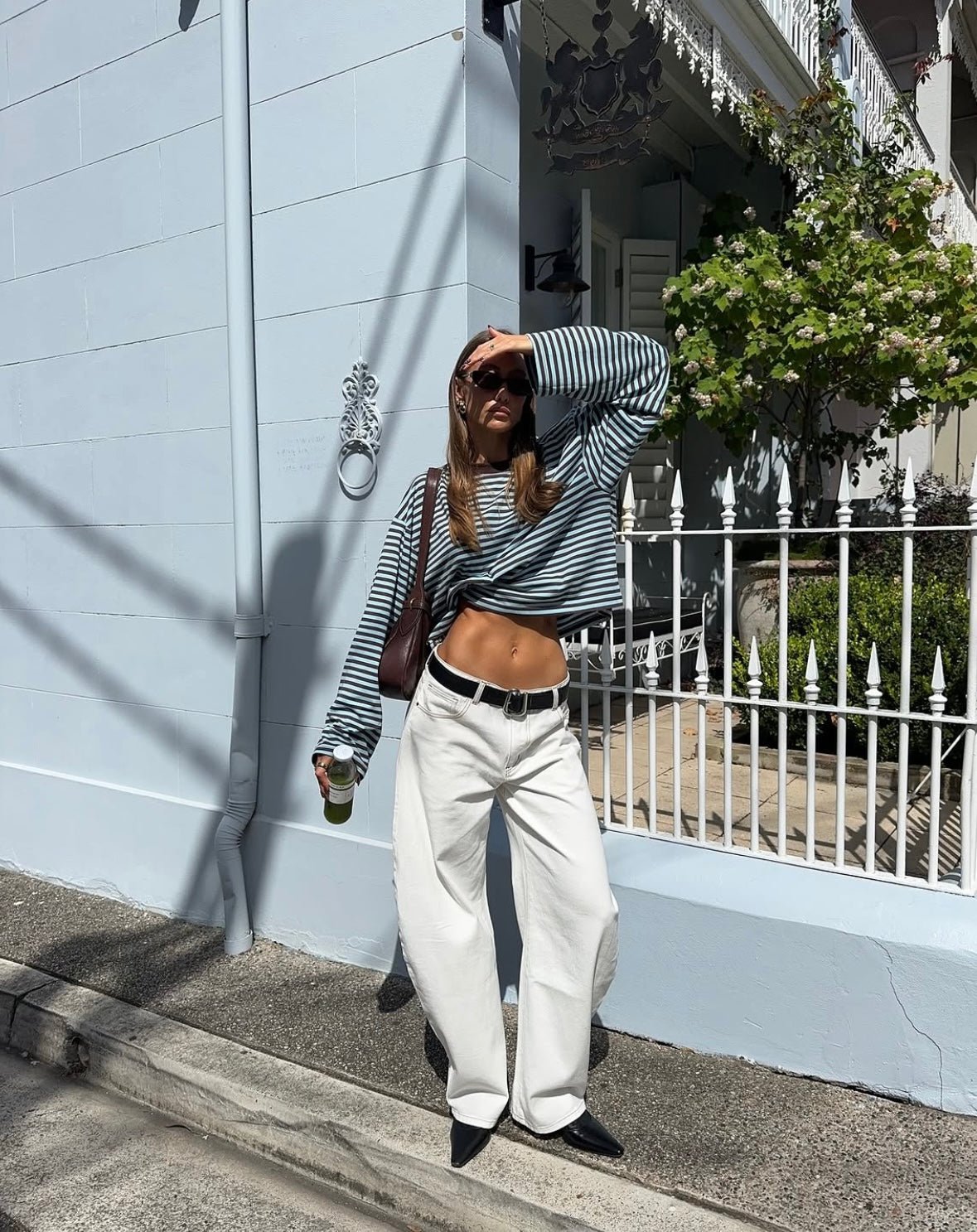 Vivien Striped Oversized Knit Sweater