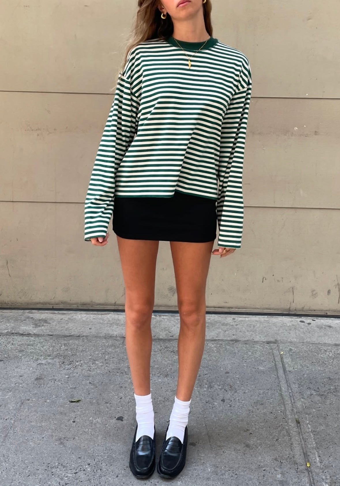 Vivien Striped Oversized Knit Sweater