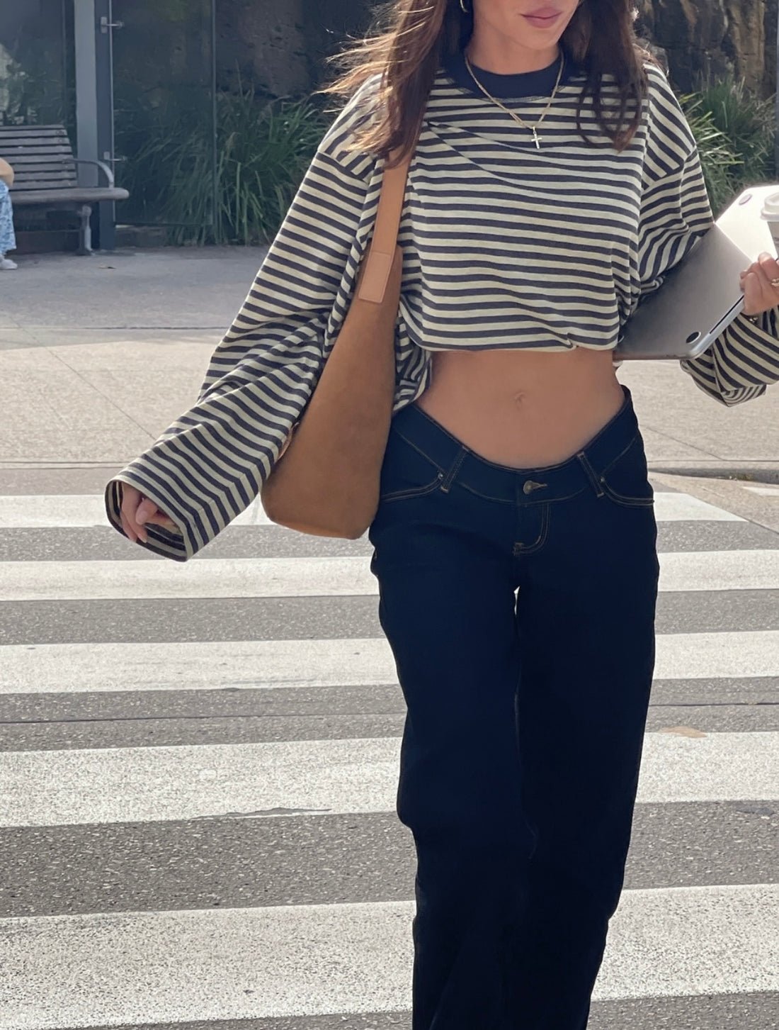 Vivien Striped Oversized Knit Sweater