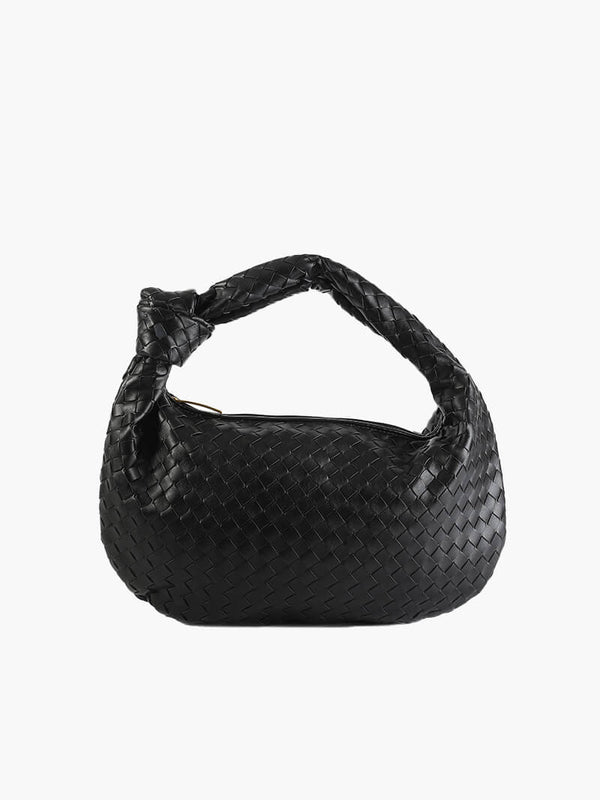 MAIE woven medium bag in black