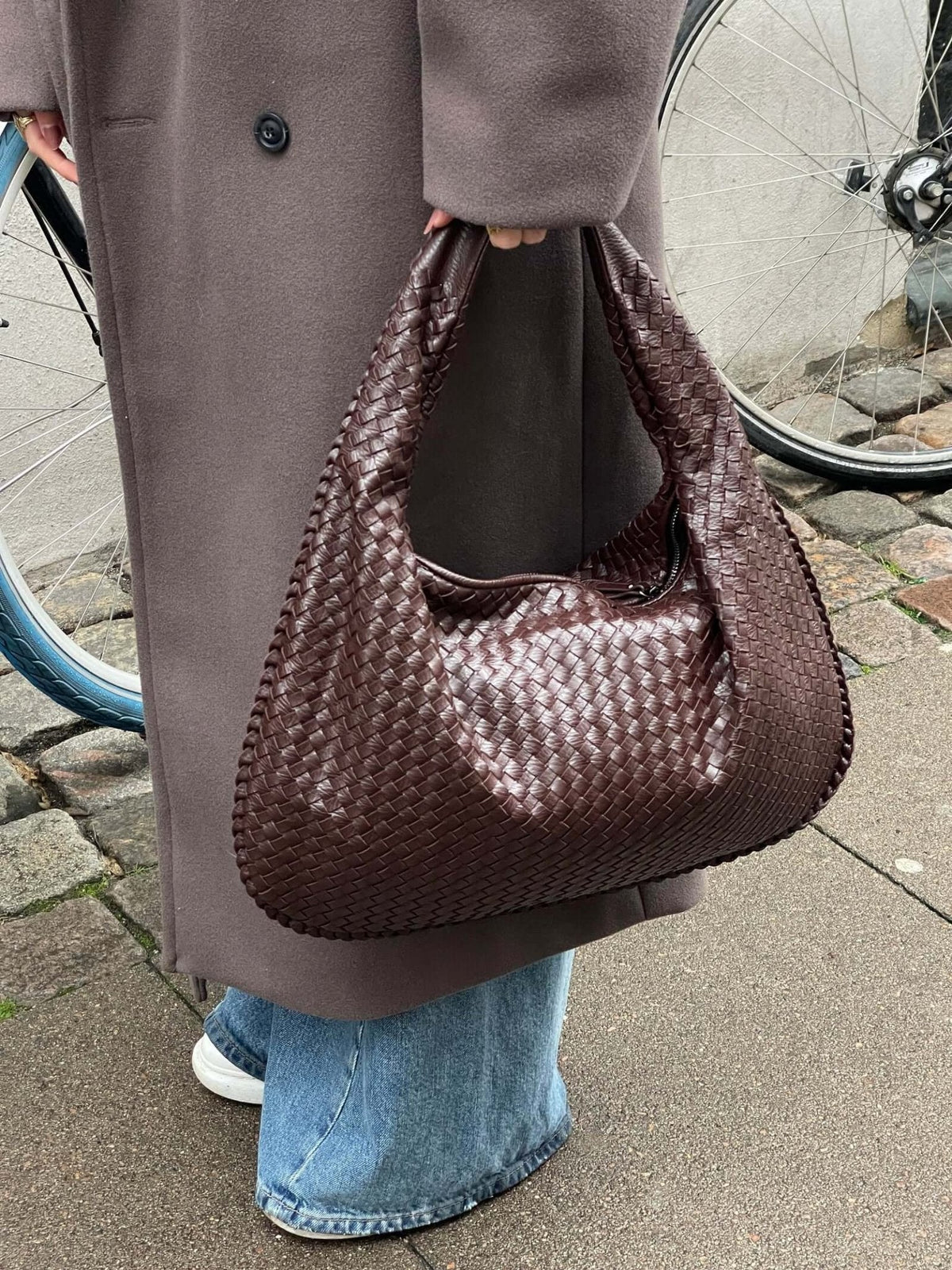 Vevd veske XL