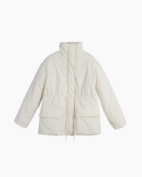 Oda Stand-Collar Padded Coat
