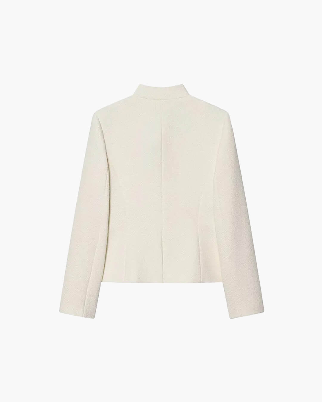 Signe Flap-Pocket Collar Blazer in ivory – product shot